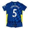 Maglia ufficiale Chelsea Jorginho 5 Casa 2021-22 per Bambino